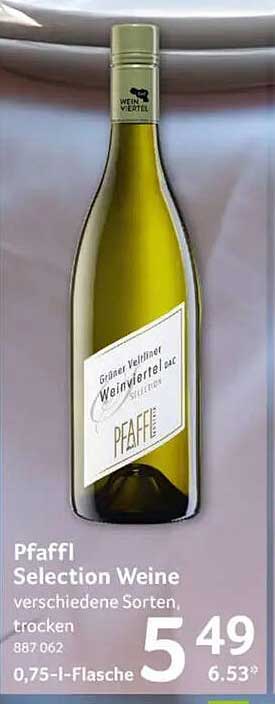 Pfaffl Selection Weine verschiedene Sorten, trocken 0,75-l-Flasche