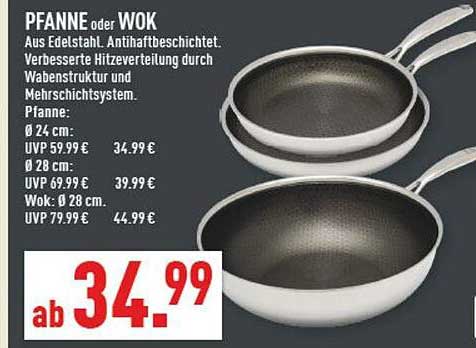 PFANNE oder WOK
