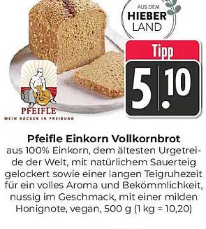 Pfeifle Einkorn Vollkornbrot