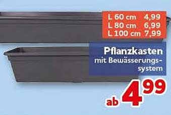 Pflanzkasten mit Bewässerungssystem