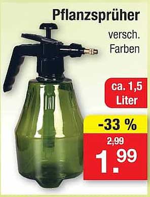 Pflanzsprüher versch. Farben