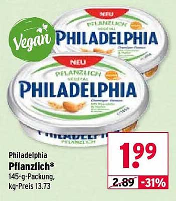 Philadelphia Pflanzlich*
