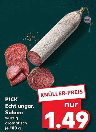 PICK Echte ungar. Salami würzig-aromatisch je 100 g