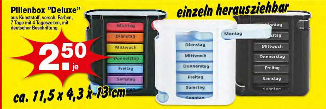 Pillenbox "Deluxe"