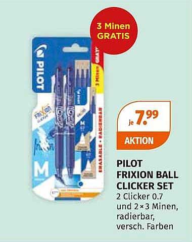 PILOT FRIXION BALL CLICKER SET
