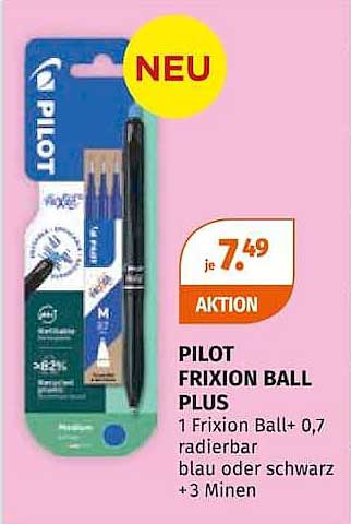 PILOT FRIXION BALL PLUS