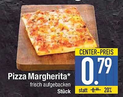 Pizza Margherita* frisch aufgebacken Stück