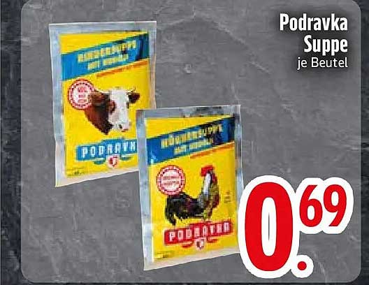 Podravka Suppe je Beutel