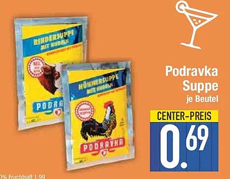 Podravka Suppe je Beutel