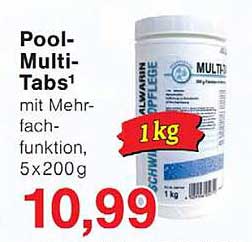 Pool-Multi-Tabs¹ mit Mehrfachfunktion, 5 x 200 g