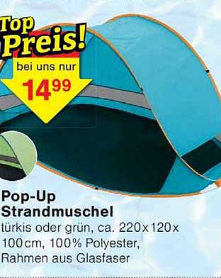 Pop-Up Strandmuschel
