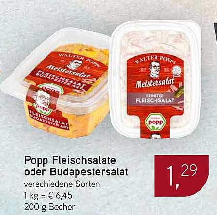 Popp Fleischsalate oder Budapestersalat