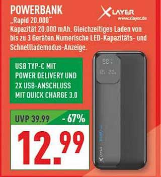 POWERBANK „Rapid 20.000“