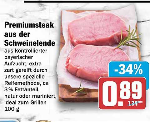 Premiumsteak aus der Schweinelende
