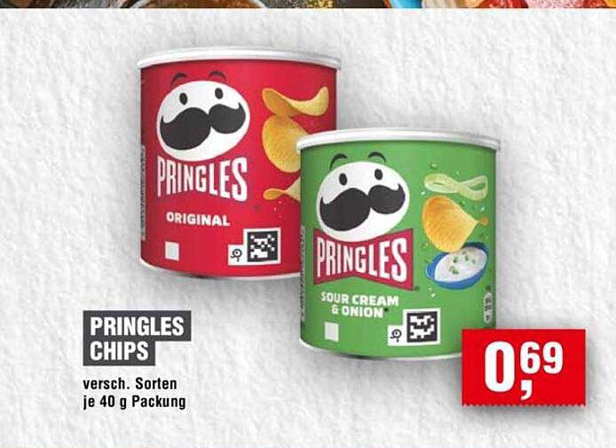 PRINGLES CHIPS versch. Sorten je 40 g Packung