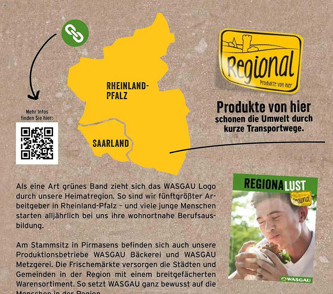 Produkte von hier schonen die Umwelt durch kurze Transportwege.