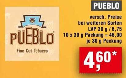 PUEBLO Fine Cut Tobacco