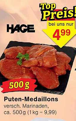 Puten-Medaillons