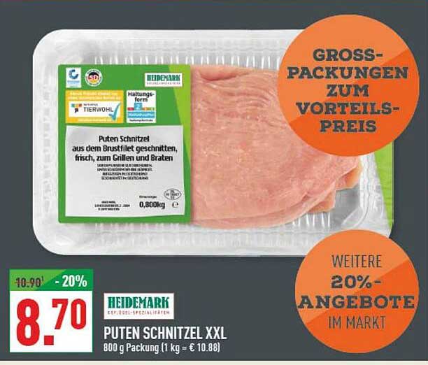 PUTEN SCHNITZEL XXL