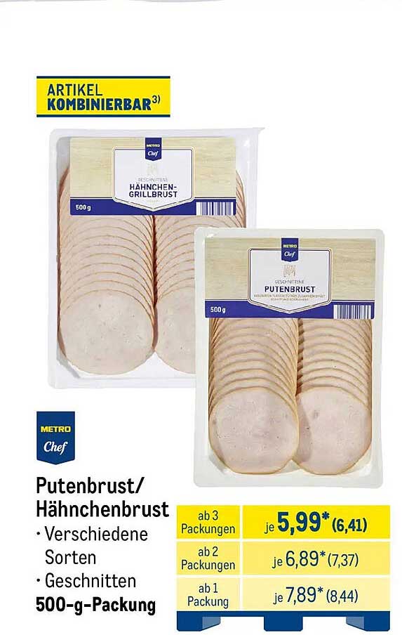 Putenbrust/Hähnchenbrust