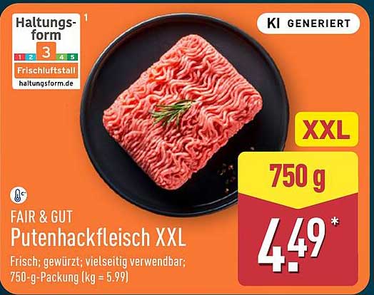 Putenhackfleisch XXL