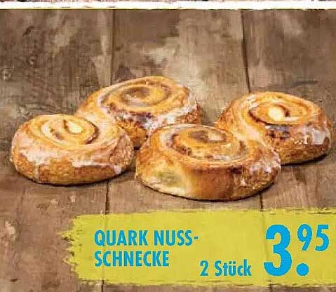 QUARK NUSS-SCHNECKE 2 Stück