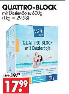 QUATTRO-BLOCK mit Dosier-Boje, 600g (1 kg = 29,98)