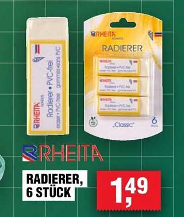 RADIERER, 6 STÜCK