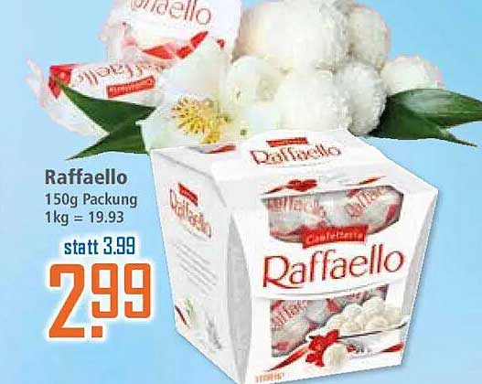 Raffaello 150g Packung 1kg = 19.93