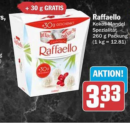 Raffaello Kokos-Mandel Spezialität 260 g Packung (1 kg = 12.81)
