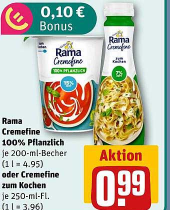 Rama Cremefine 100% Pflanzlich