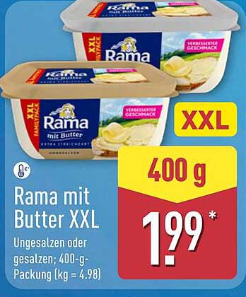 Rama mit Butter XXL