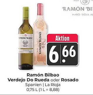 Ramón Bilbao Verdejo Do Rueda oder Rosado Spanien | La Rioja 0,75 L (1 L = 8,88)