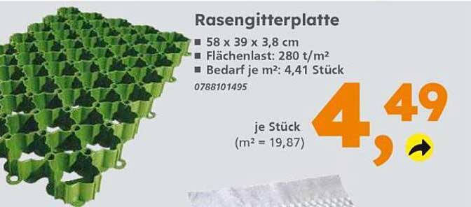 Rasengitterplatte