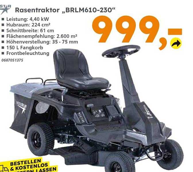 Rasentraktor „BRLM610-230“