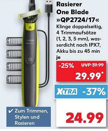Rasierer One Blade »QP2724/17«