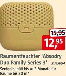Raumentfeuchter 'Absodry Duo Family Series 3'