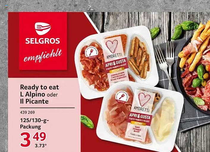 Ready to eat L Alpino oder Il Picante