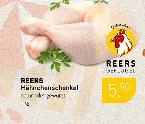 REERS Hähnchenschenkel natur oder gewürzt 1 kg