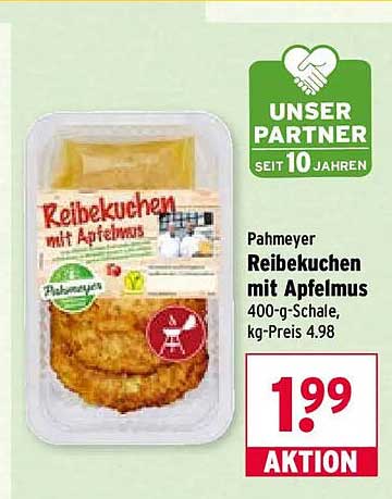 Reibekuchen mit Apfelmus