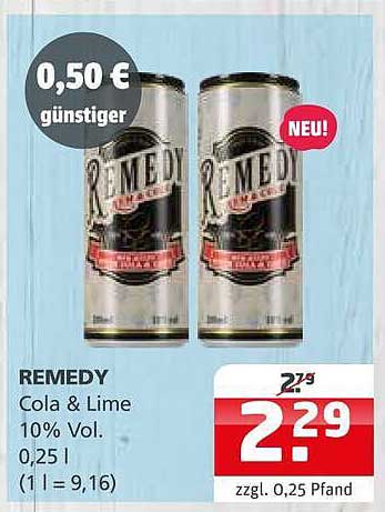 REMEDY Cola & Lime