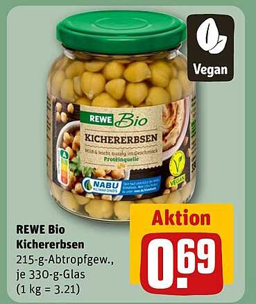 REWE Bio Kichererbsen