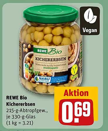 REWE Bio Kichererbsen
