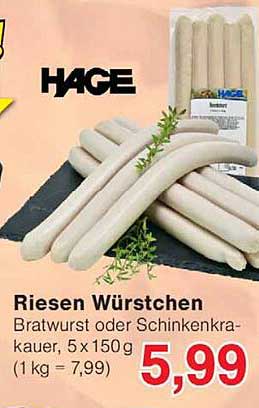 Riesen Würstchen