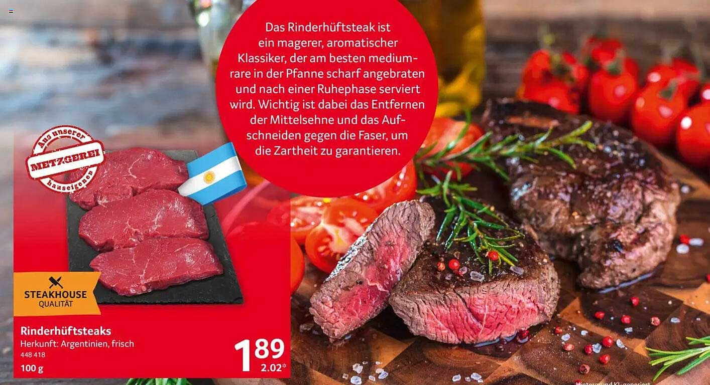 Rinderhüftsteaks
