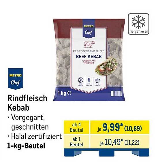 Rindfleisch Kebab