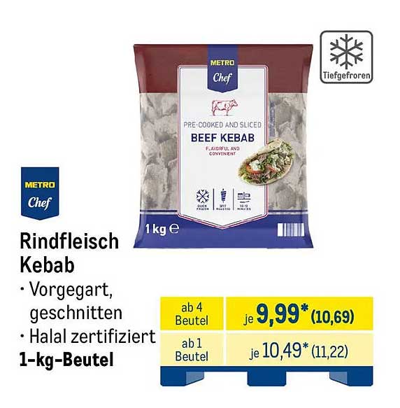 Rindfleisch Kebab