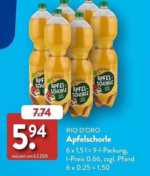 RIO D'ORO Apfelschorle