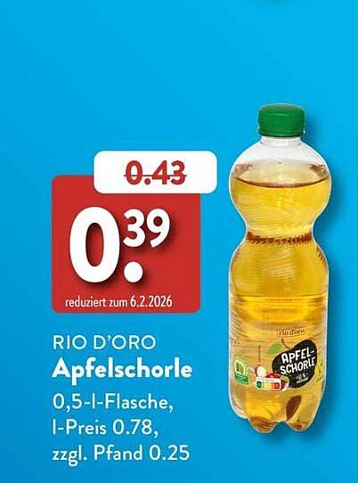 RIO D’ORO Apfelschorle