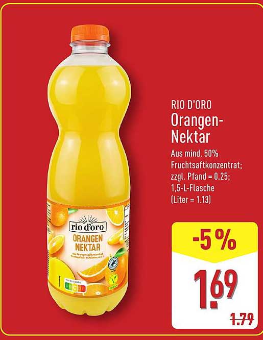 RIO D'ORO Orangen-Nektar